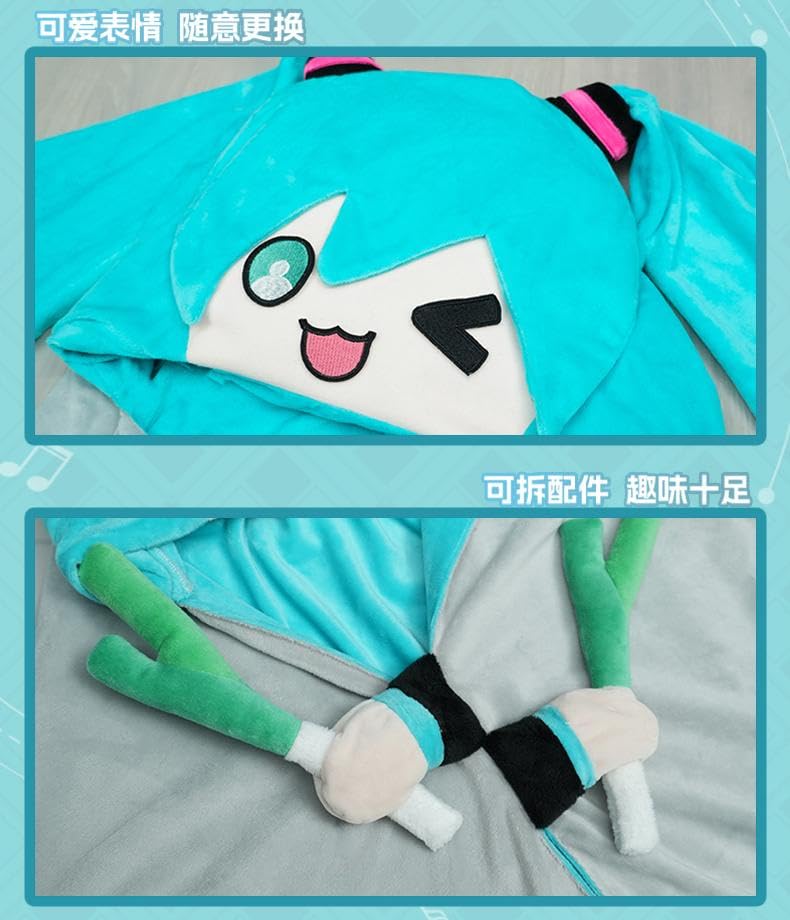 即購入可！ 初音ミク 描き下ろしブランケット ルームウェアver. 初音ミク Project DIVA MEGA39's プレミアムサマーブランケット “初音